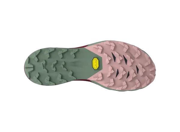 Dynafit Alpine Pro 2 Damen-Laufschuhe Salbei/Burgund.