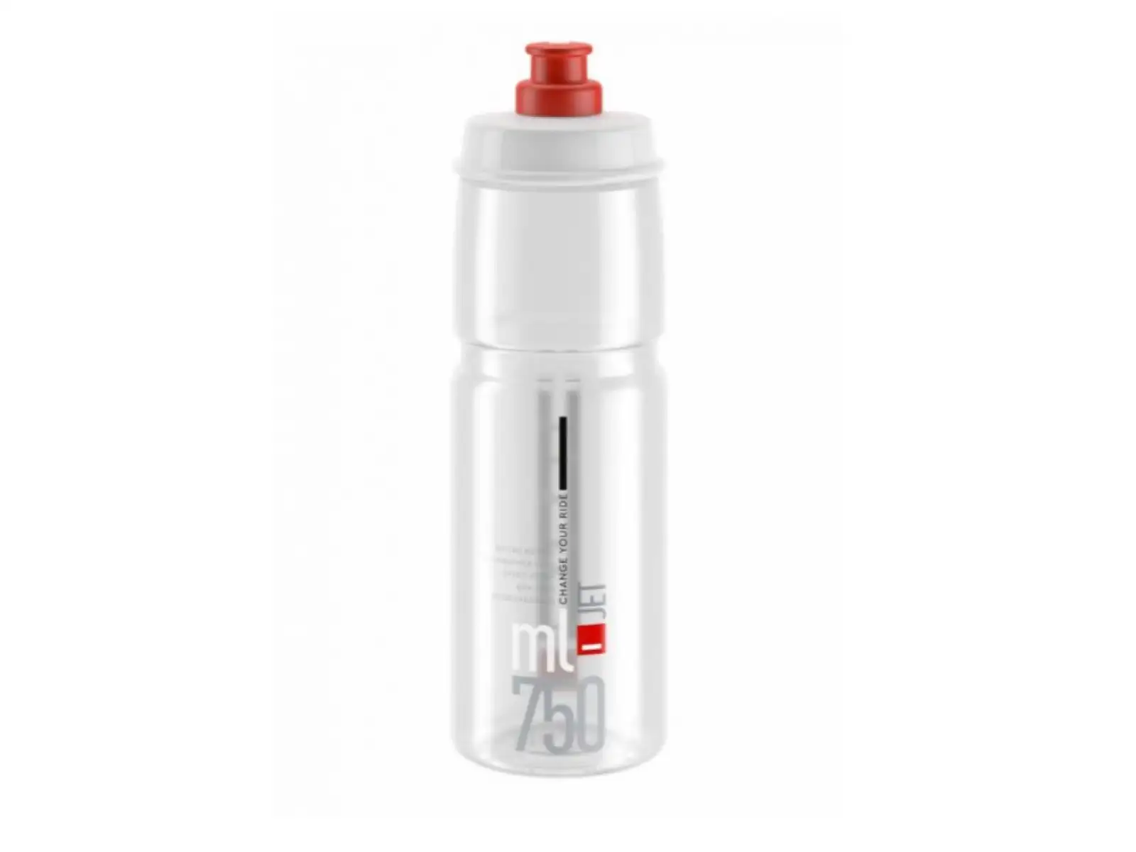 Elite Jet Flasche 750 ml klar/rot
