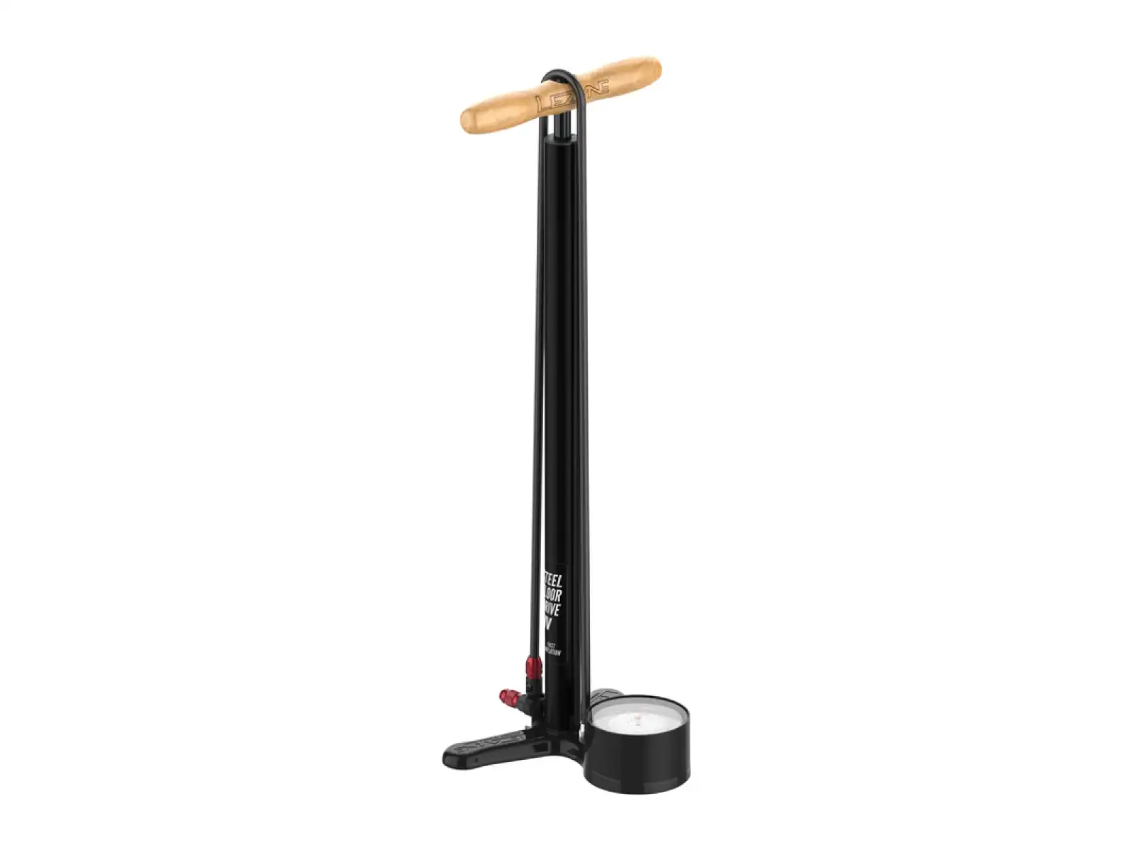Lezyne Steel HV Floor Drive 3.5 Pumpe Flat Black