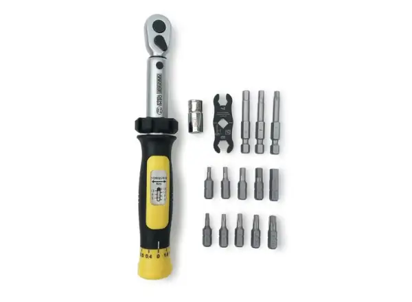 Pedros Demi II Drehmomentschlüssel mit Bits 3-15 Nm