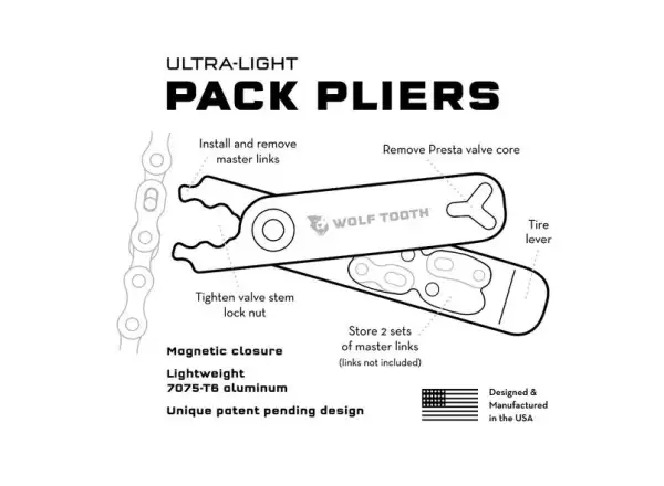 Wolf Tooth Pack Pliers sind vielseitige Zange.