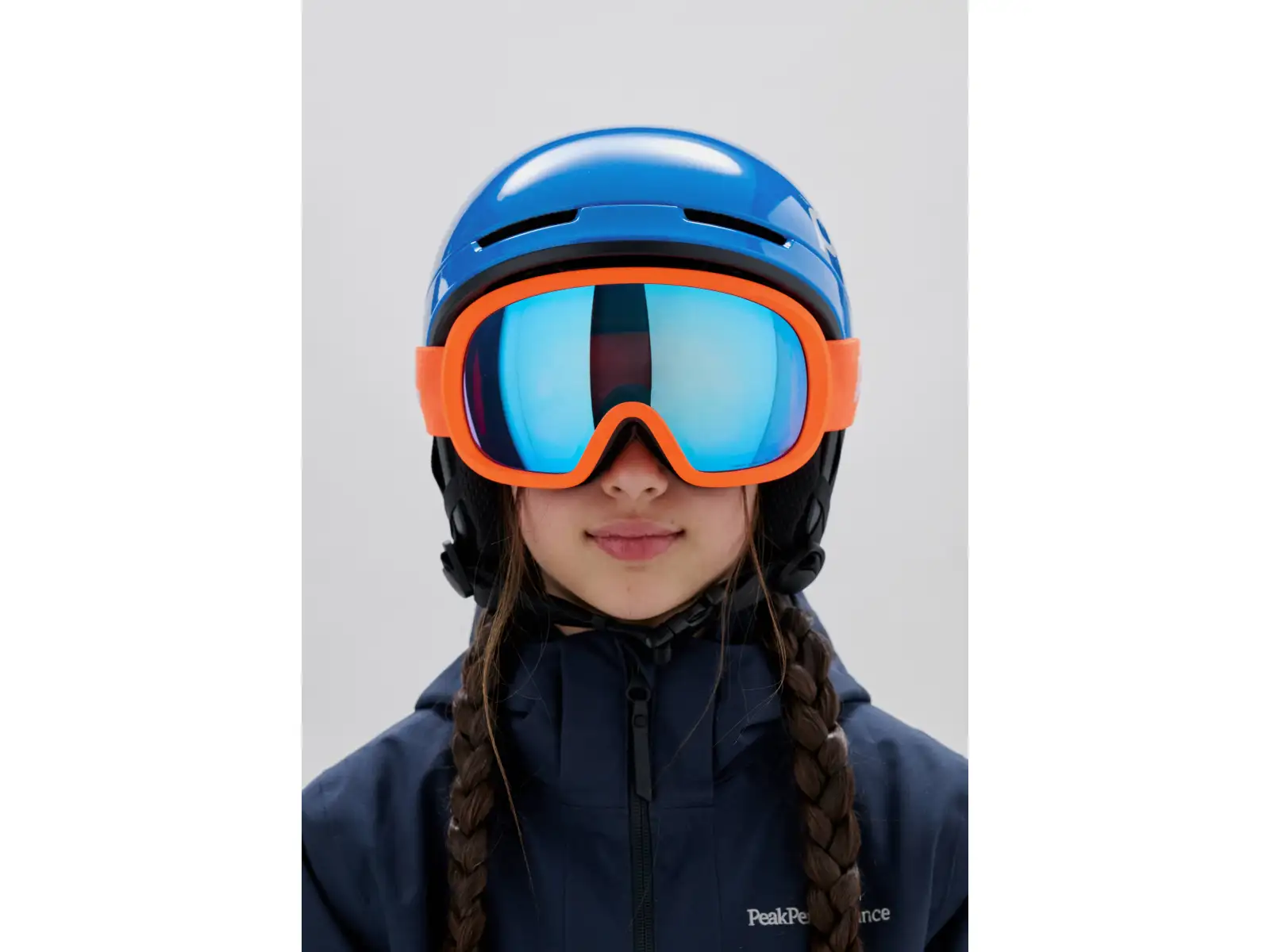 POC Fovea Mid Skibrille Zink Orange/Partly Sunny Blue