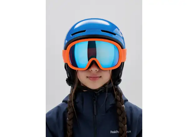 POC Fovea Mid Skibrille Zink Orange/Partly Sunny Blue