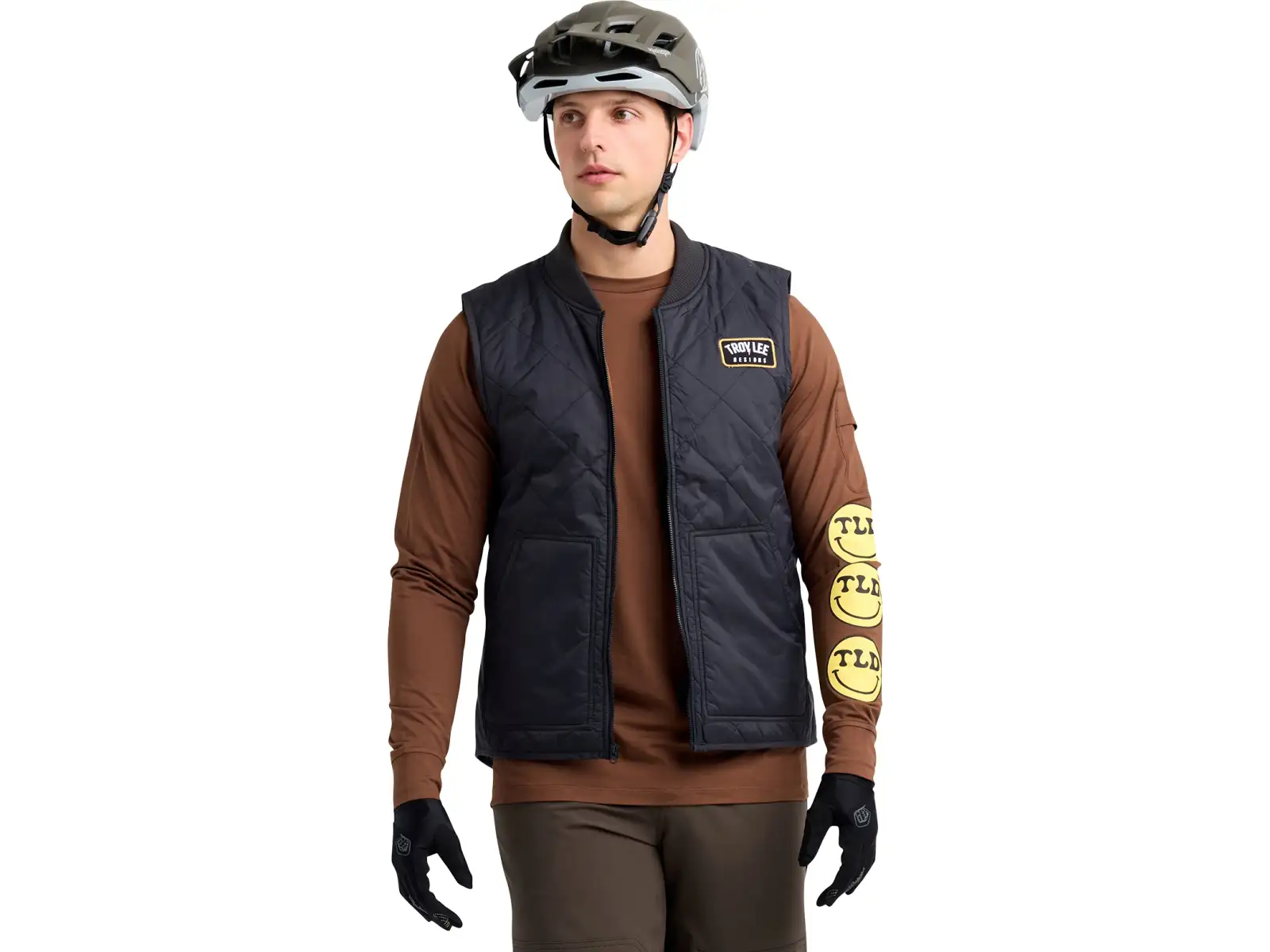 Troy Lee Designs Ruckus Ride Vest Herrenweste Mono Carbon