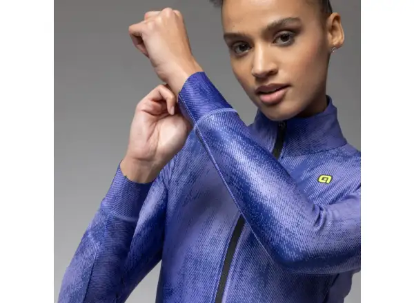 Alé PR-E Knitted Damen Winter Radjacke Cornflower