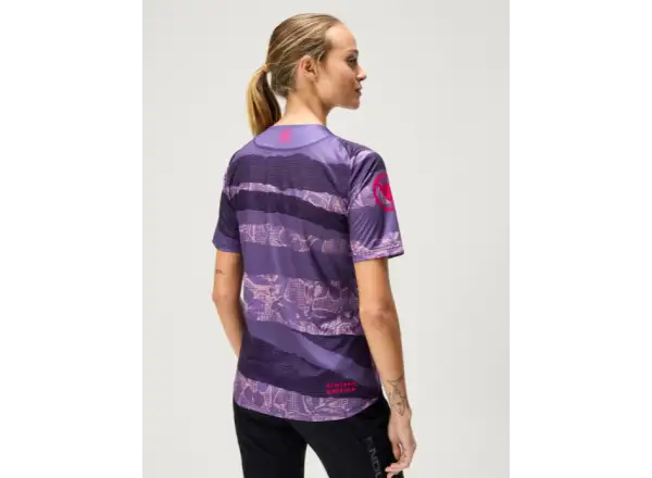 Endura LTD Patchwork Damen-Trikot kurzarm Bramble