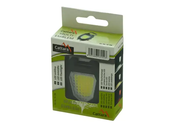 Cattara Taschenlampe COB 560 lm mit Multi-Emblem und Feuerzeug