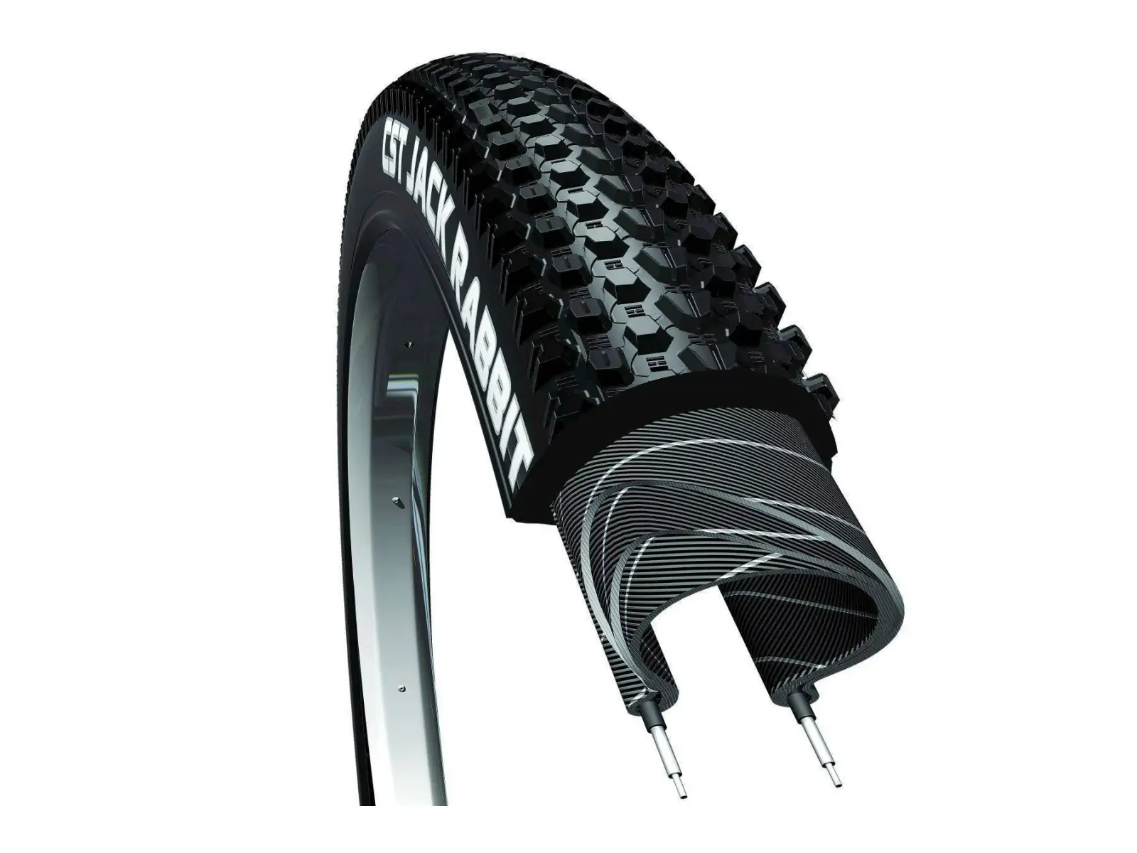 CST C1747 Jack Rabbit MTB Reifen Draht 26x2,1" Schwarz