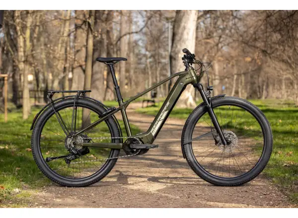Rock Machine eBlizz B70T Elektro-Mountainbike – Gloss Dark Forest