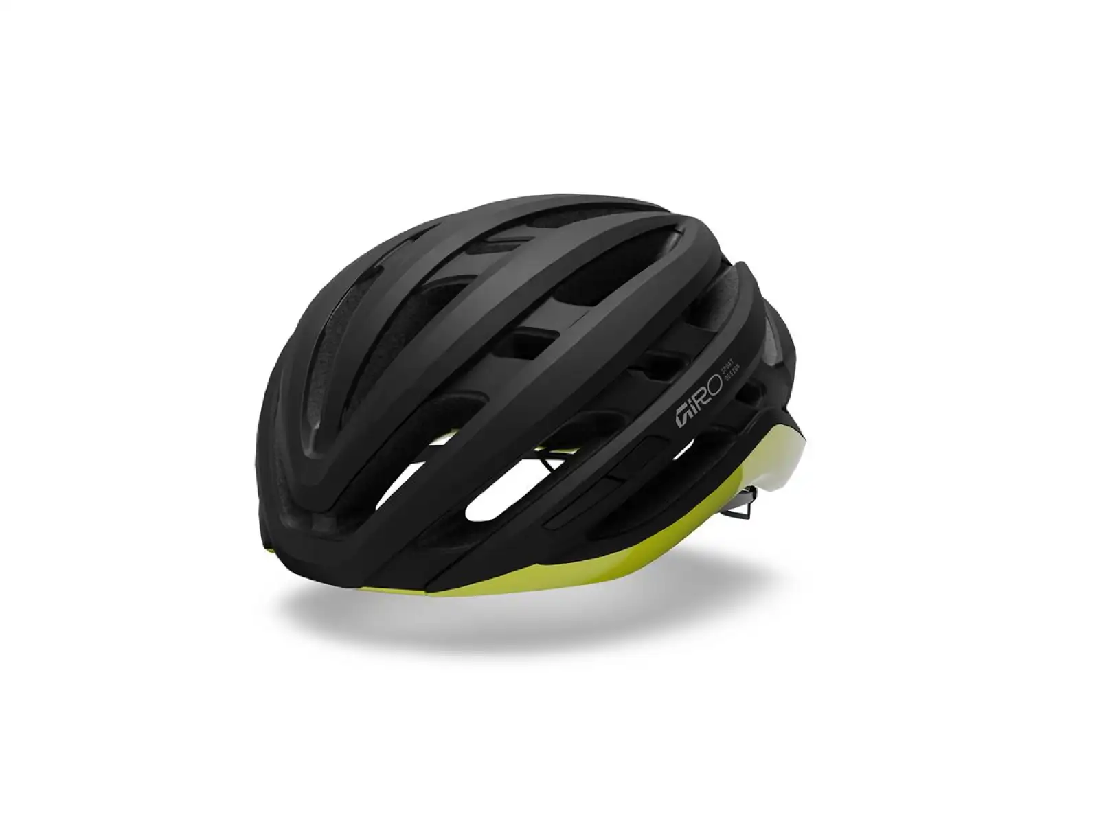 Giro Agilis MIPS helm Mat Black/Gloss Hi Viz Yellow