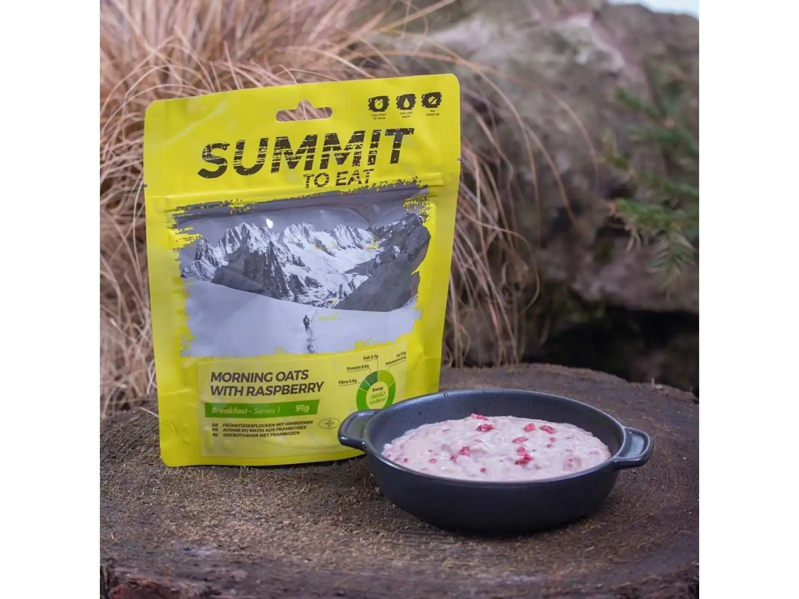 Summit To Eat dehydriertes Essen Haferbrei mit Himbeeren 98 g