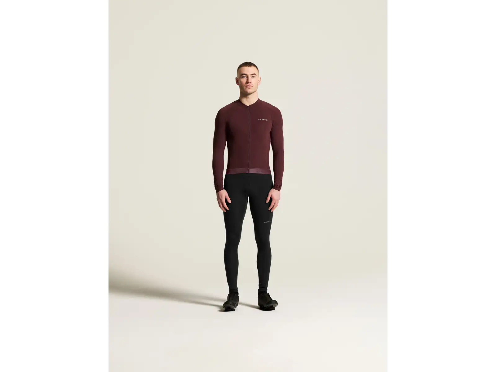 Craft Endur Training Herren-Trikot Langarm rot
