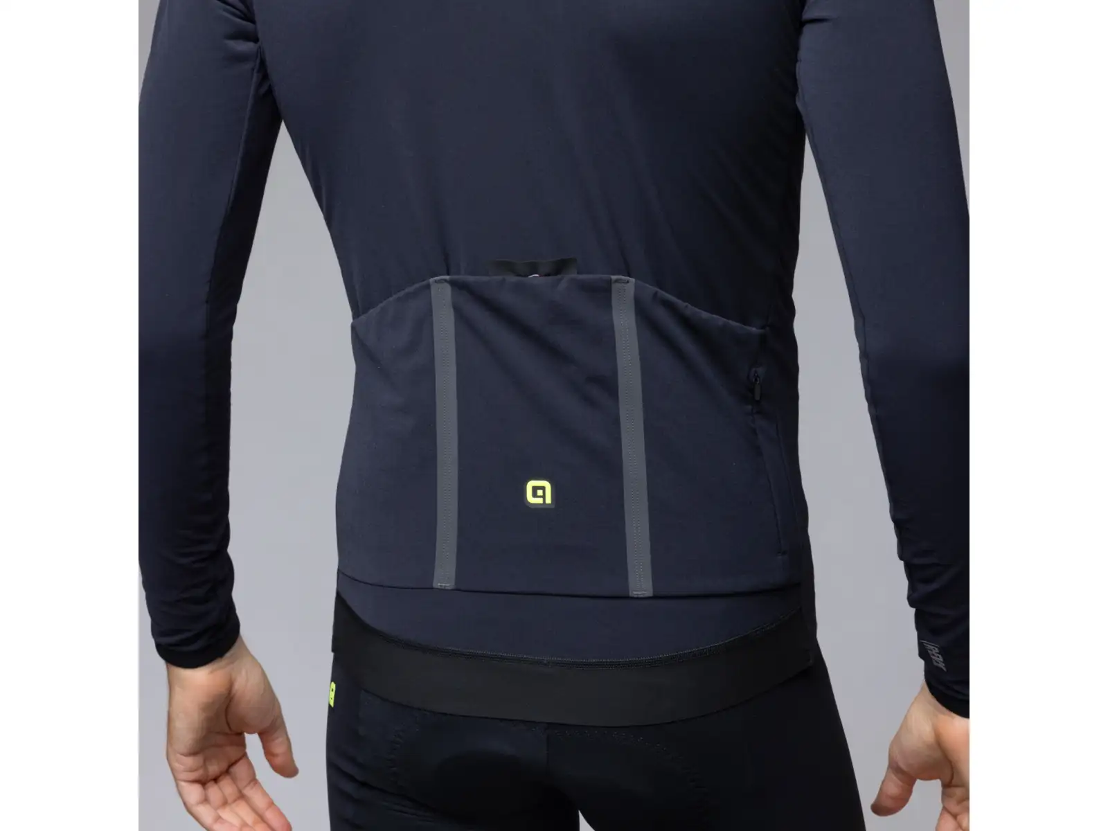Alé R-EV1 Wool Speed Herren Winter Fahrradjacke Black