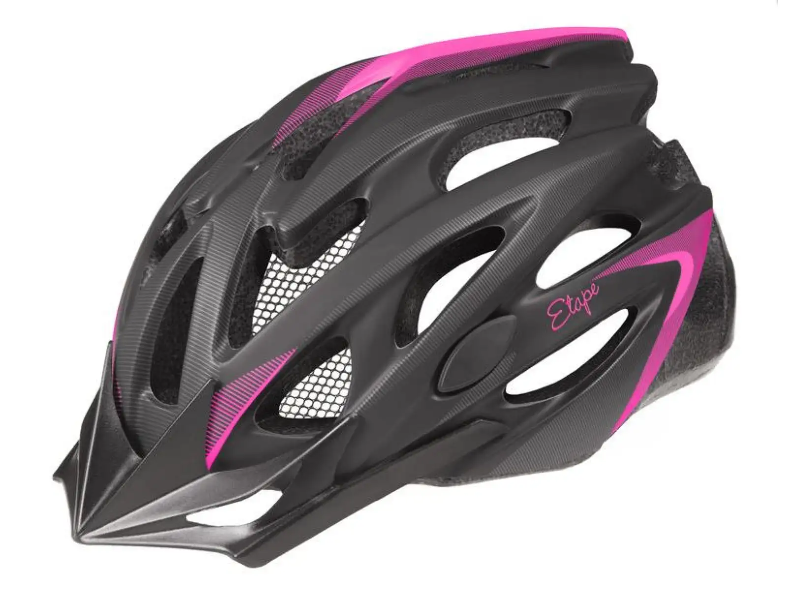 Etape Venus Fahrradhelm schwarz/pink matt