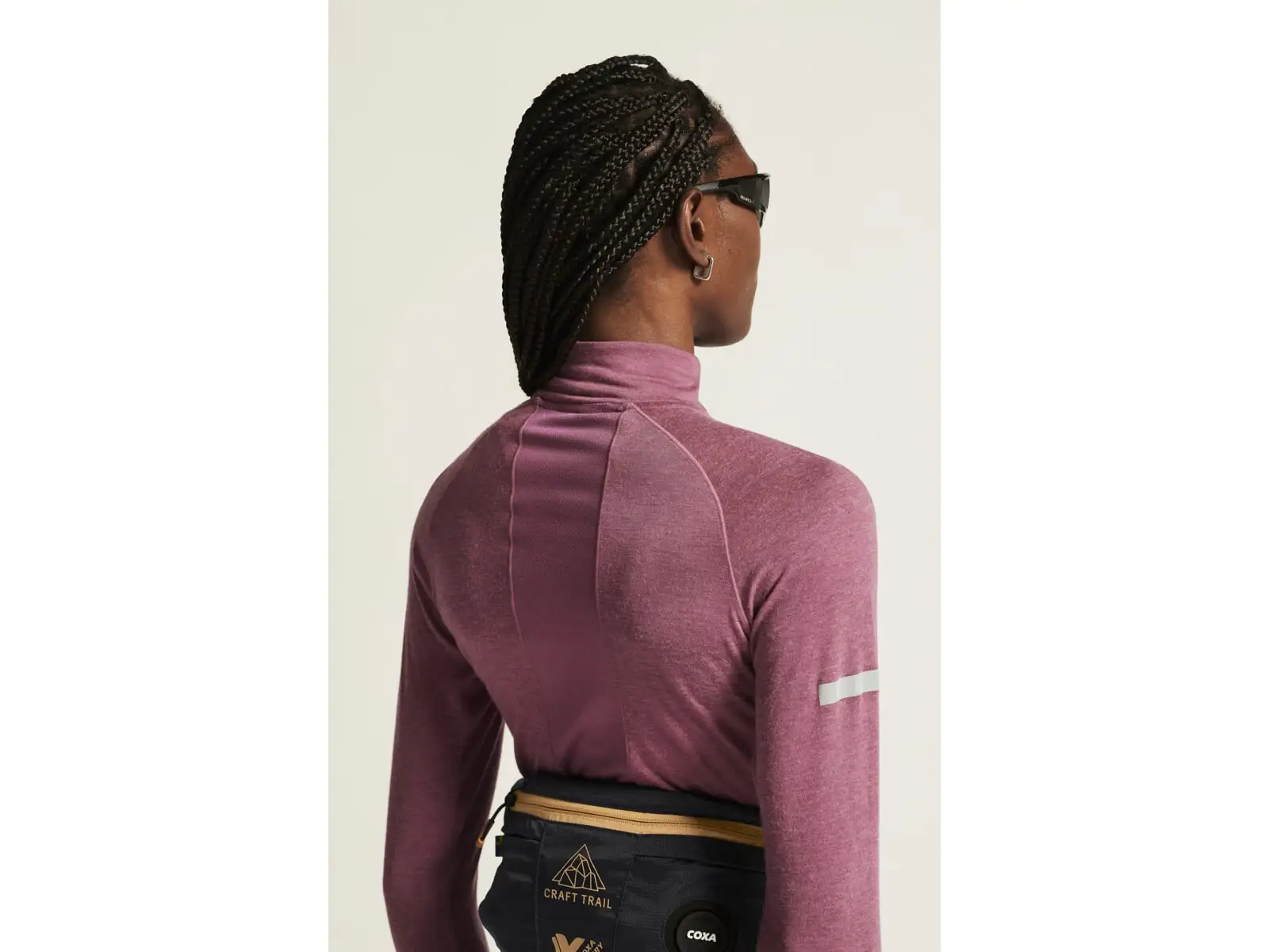Craft ADV SubZ Wool Damen-Laufshirt Langarm Pink