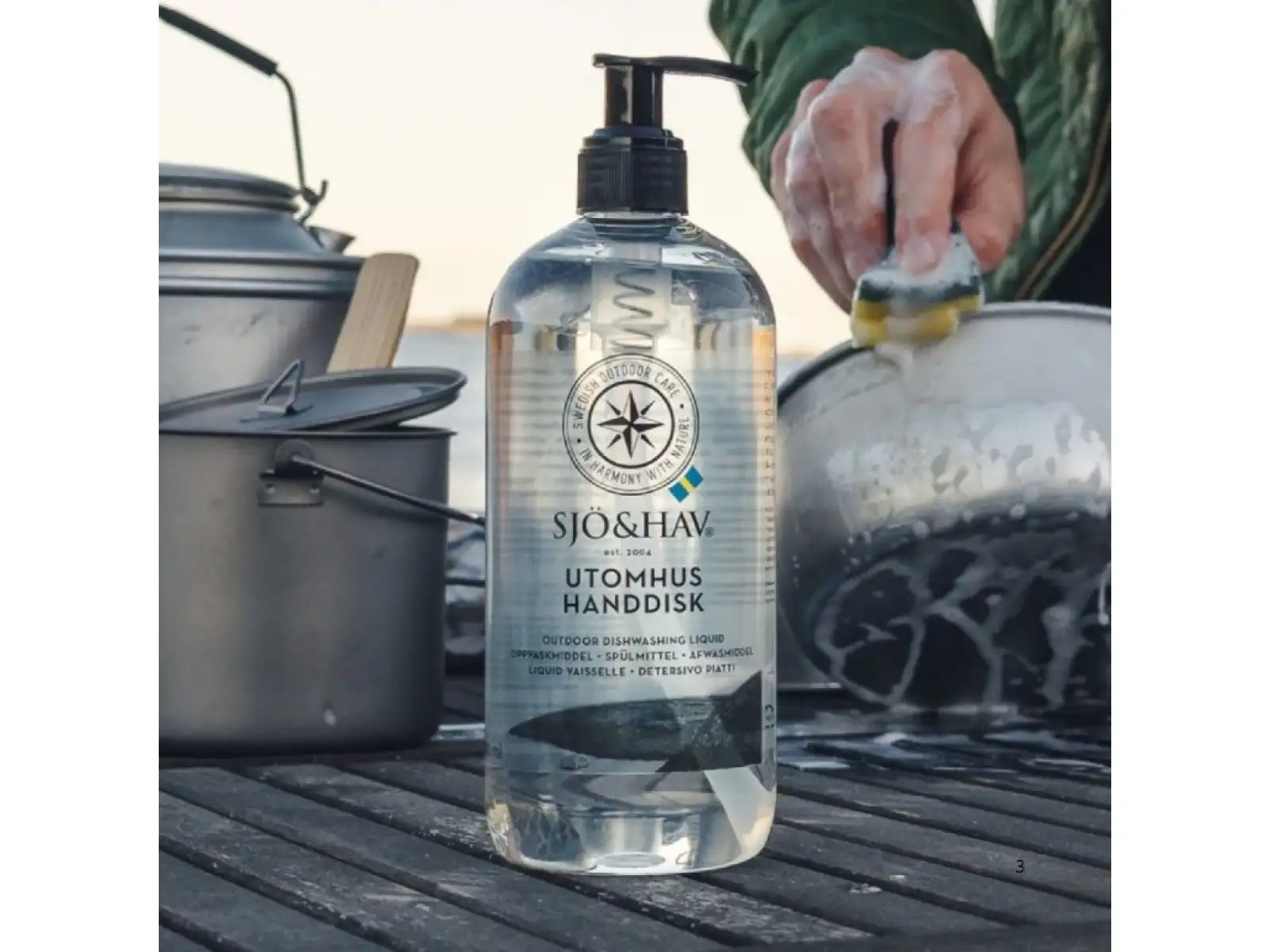 Sjö&Hav biologisch abbaubares Outdoor Geschirrspülmittel 500 ml
