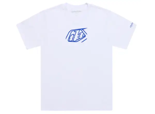 Troy Lee Designs Badge T-Shirt mit kurzen Ärmeln White