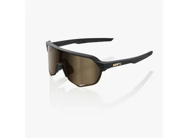 100% S2 Sportbrille Matte Black/Soft Gold