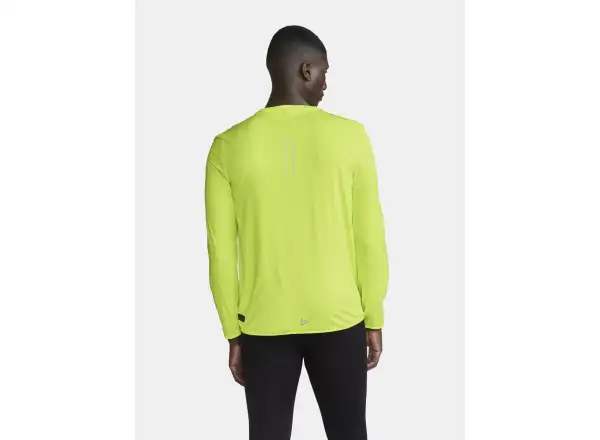 Craft Pro Hypervent Wind Herren-Laufshirt Langarm gelb