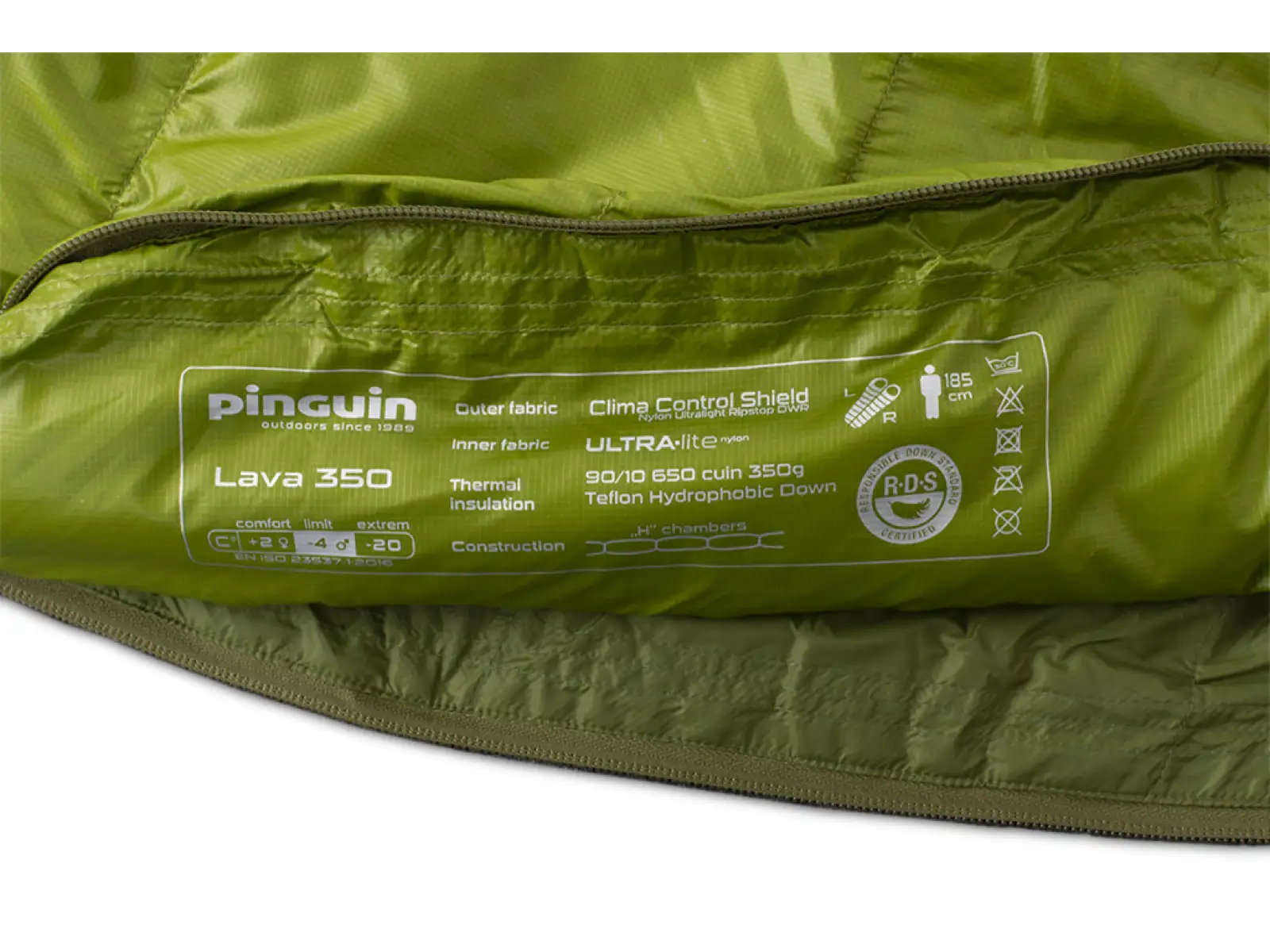 Pinguin Lava 350 Schlafsack 175 cm rot