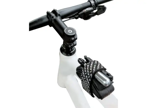 Lezyne Universal Strap Riemen Schwarz/Weiß Logo