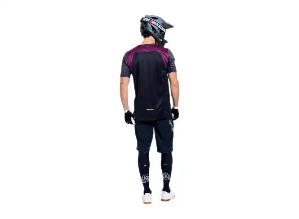 Troy Lee Designs Stage Herren-Trikot kurzarm Signature Carbon