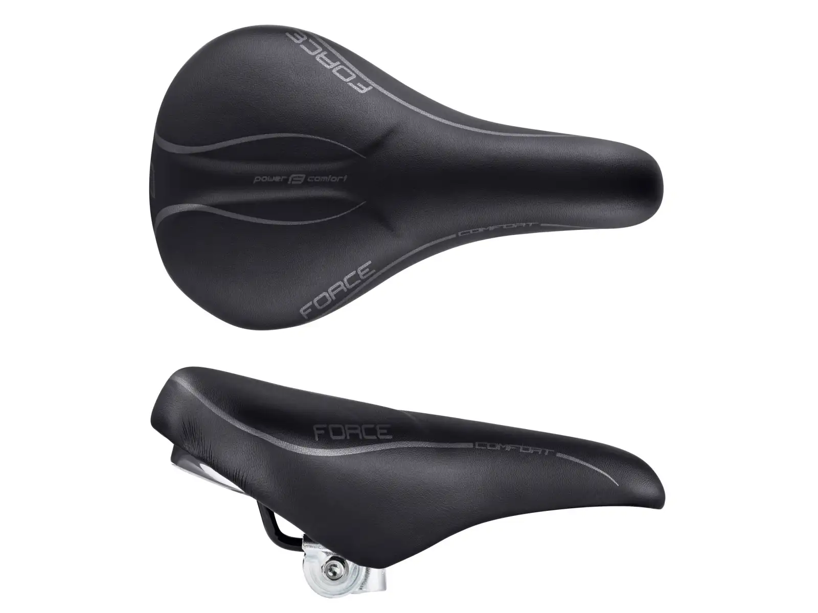 Force Comfort Thunder Damen Sattel schwarz