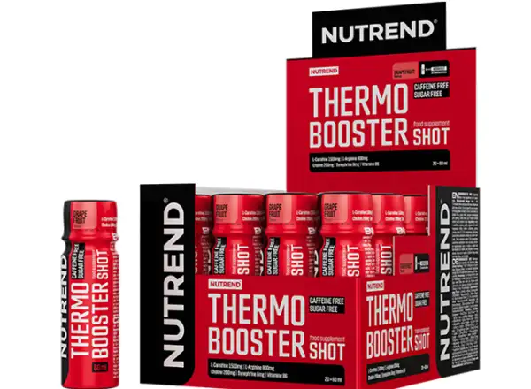 Nutrend Thermobooster Shot 60ml mit Geschmack nach Grapefruit.