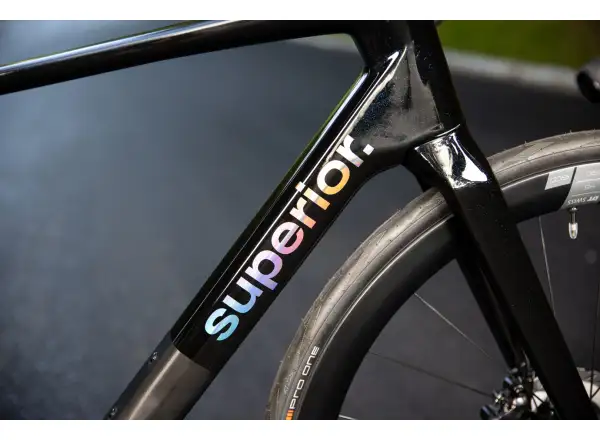 Superior XR 9.7 GF Straßenfahrrad Gloss Rainbow Black / Carbon