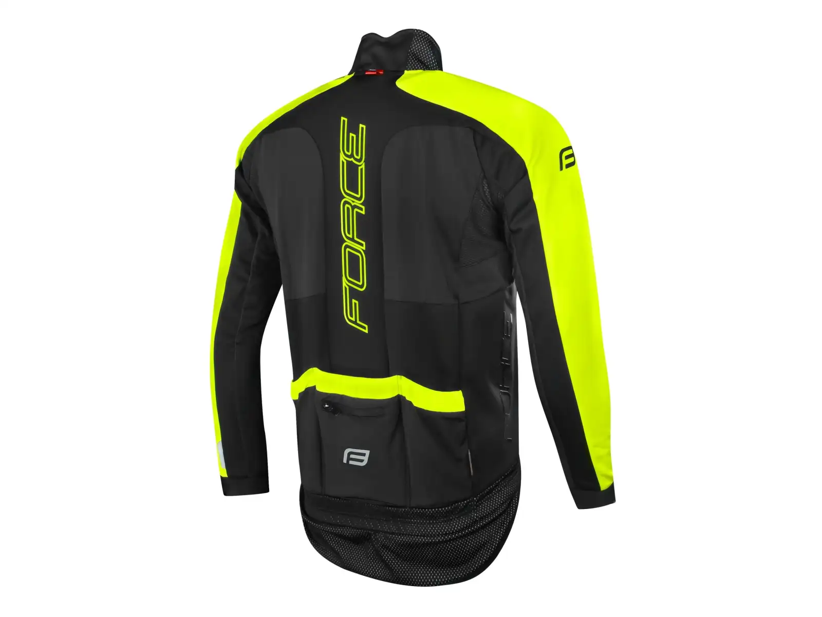 Force X100 Winterjacke schwarz/gelb