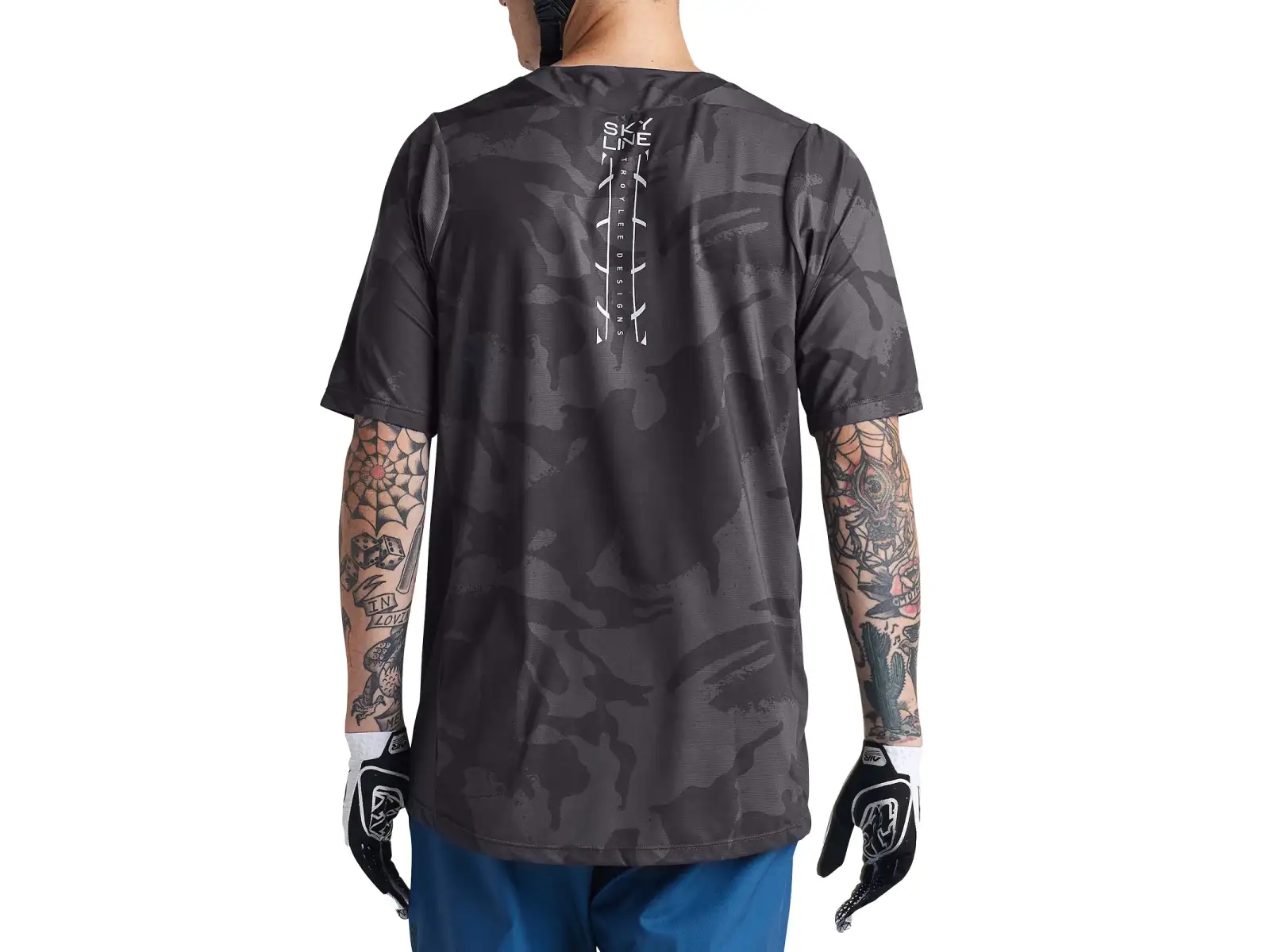 Troy Lee Designs Skyline Trikot Kurzarm Shadow Camo Carbon MUSTER