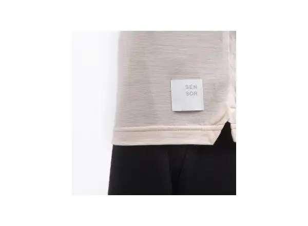 Sensor Merino Lite Herren T-Shirt kurzarm Mottled Beige