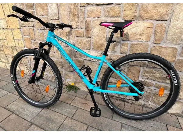 Rock Machine Catherine 27 Kinderfahrrad Gloss Neon Blue/Petrol/Pink