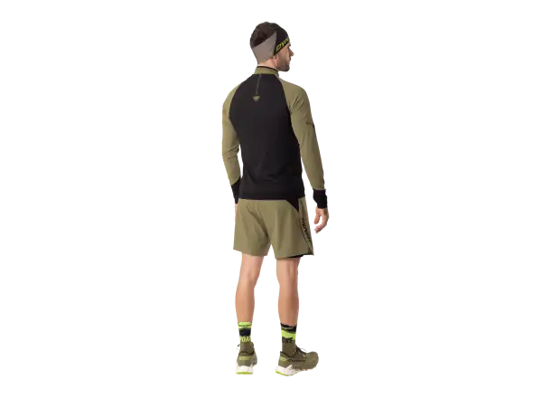 Dynafit Alpine Zip Herren-Laufshirt Langarm Military green/0910
