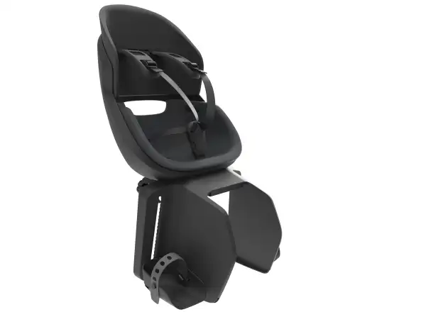 Prodigee Icon Kindersitz hinten am Gepäckträger Schwarz