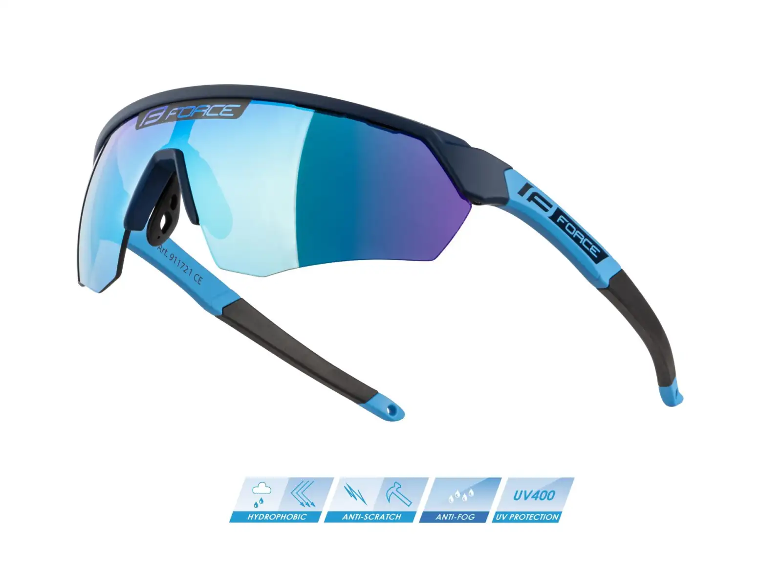 Force Enigma Radbrille blau/blau verspiegelte Gläser