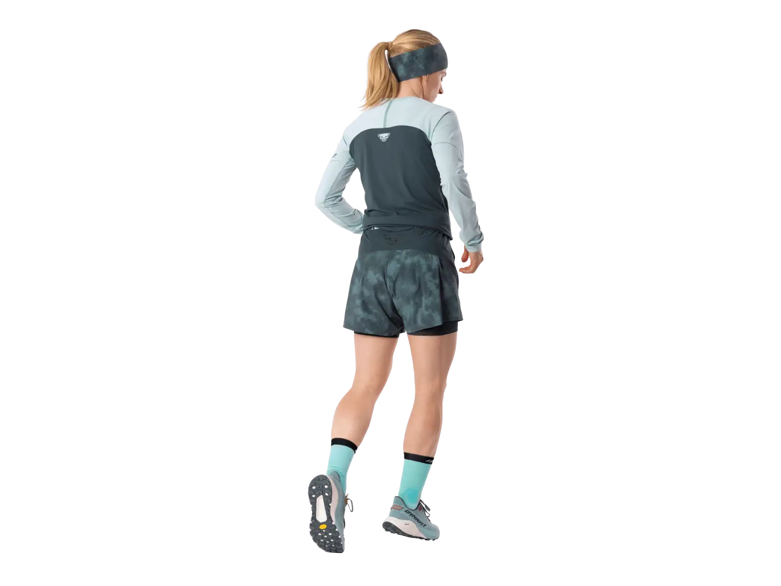Dynafit Trail Reflective 2in1 Damen Laufshorts Cinder