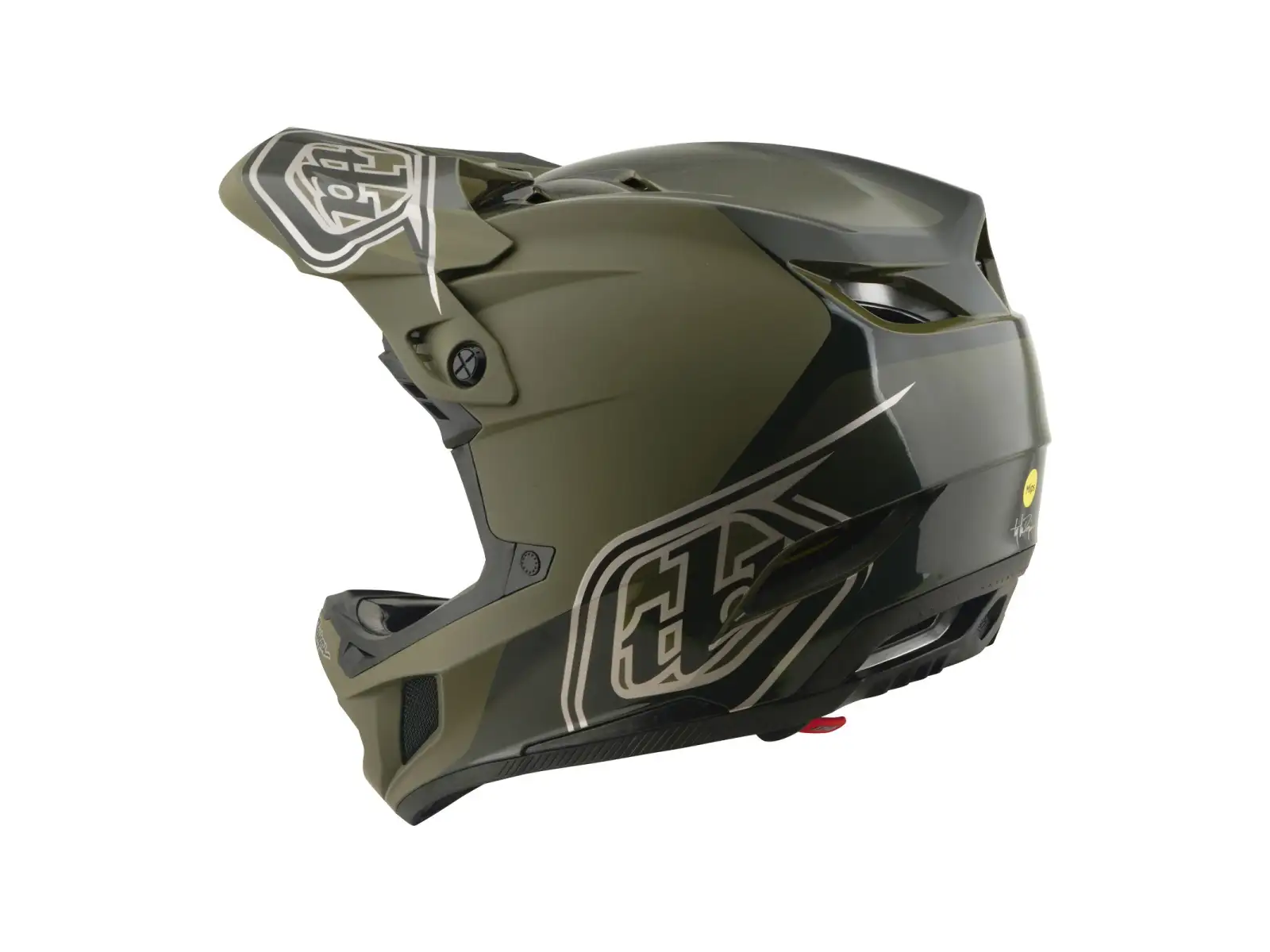 Troy Lee Designs D4 Polyacryte Mips Helm Shadow Beetle