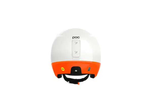 POC Skull Dura X MIPS Skihelm Hydrogen White/Fluorescent Orange
