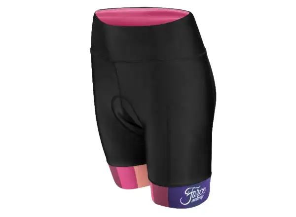 Force Victory Damenhose mit Polsterung Schwarz/Rosa