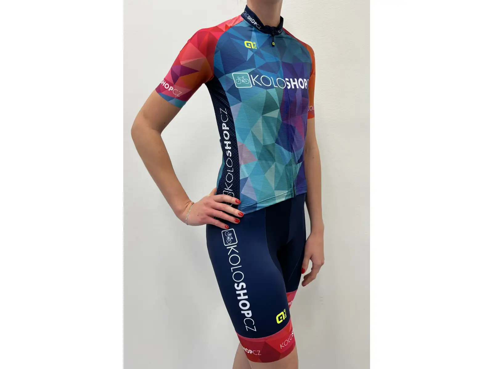 Alé Team Prime Koloshop Damen-Trikot Kurzarm Multicolor