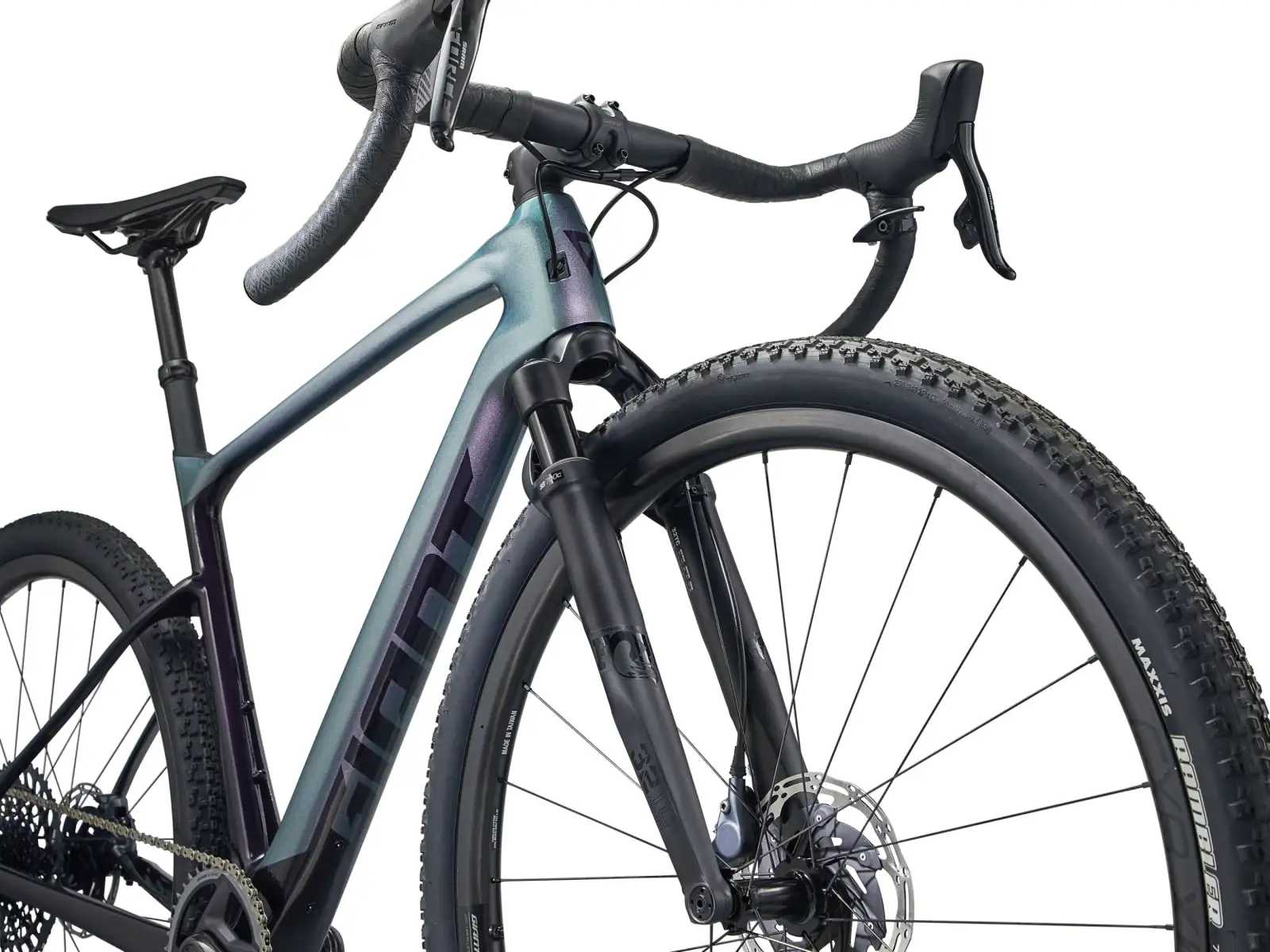 Giant Revolt X Advanced Pro 0 Gravel Fahrrad Airglow Black Currant