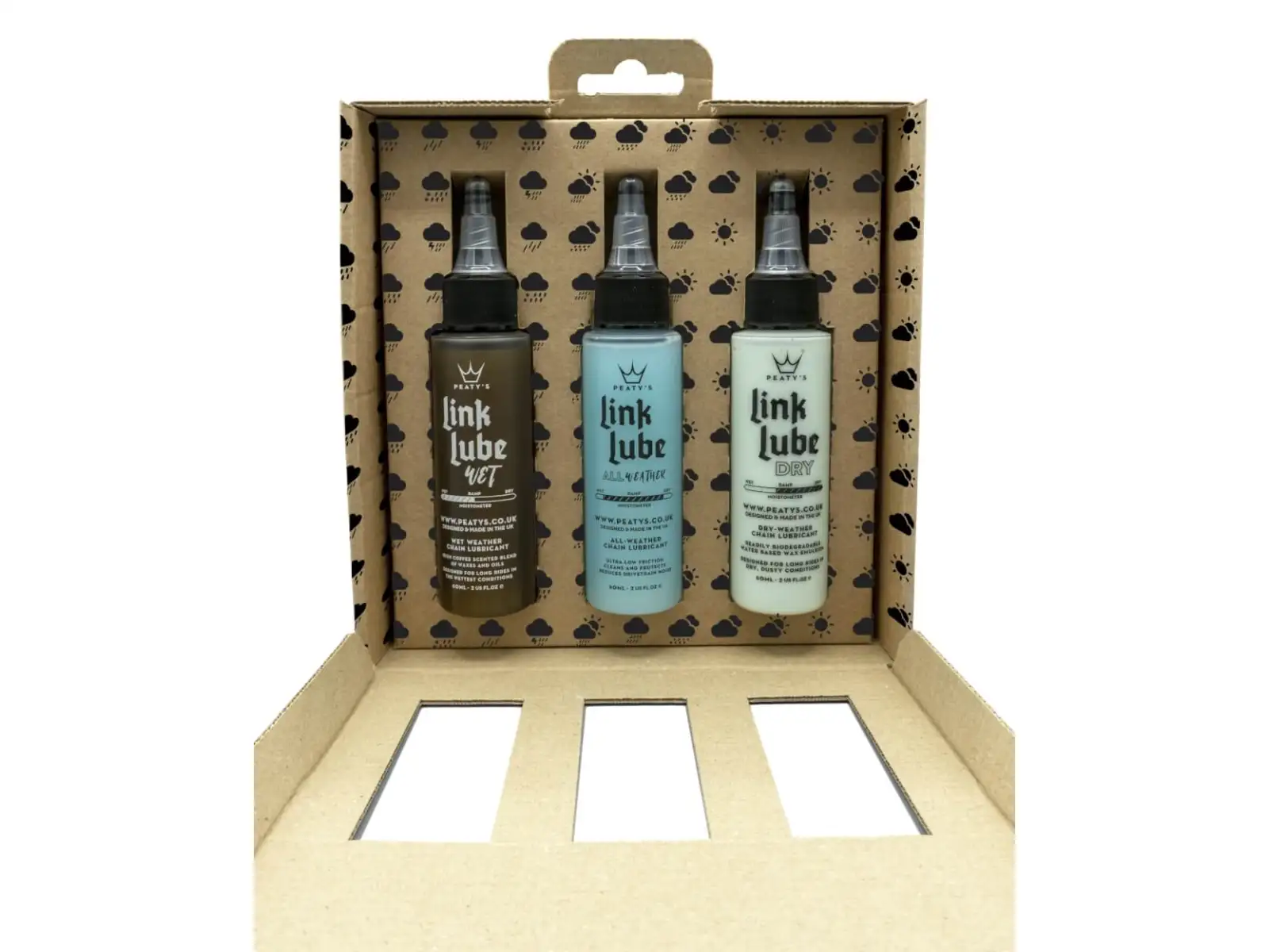 Peatys Linklube All Seasons set Schmierstoffe 3x60 ml