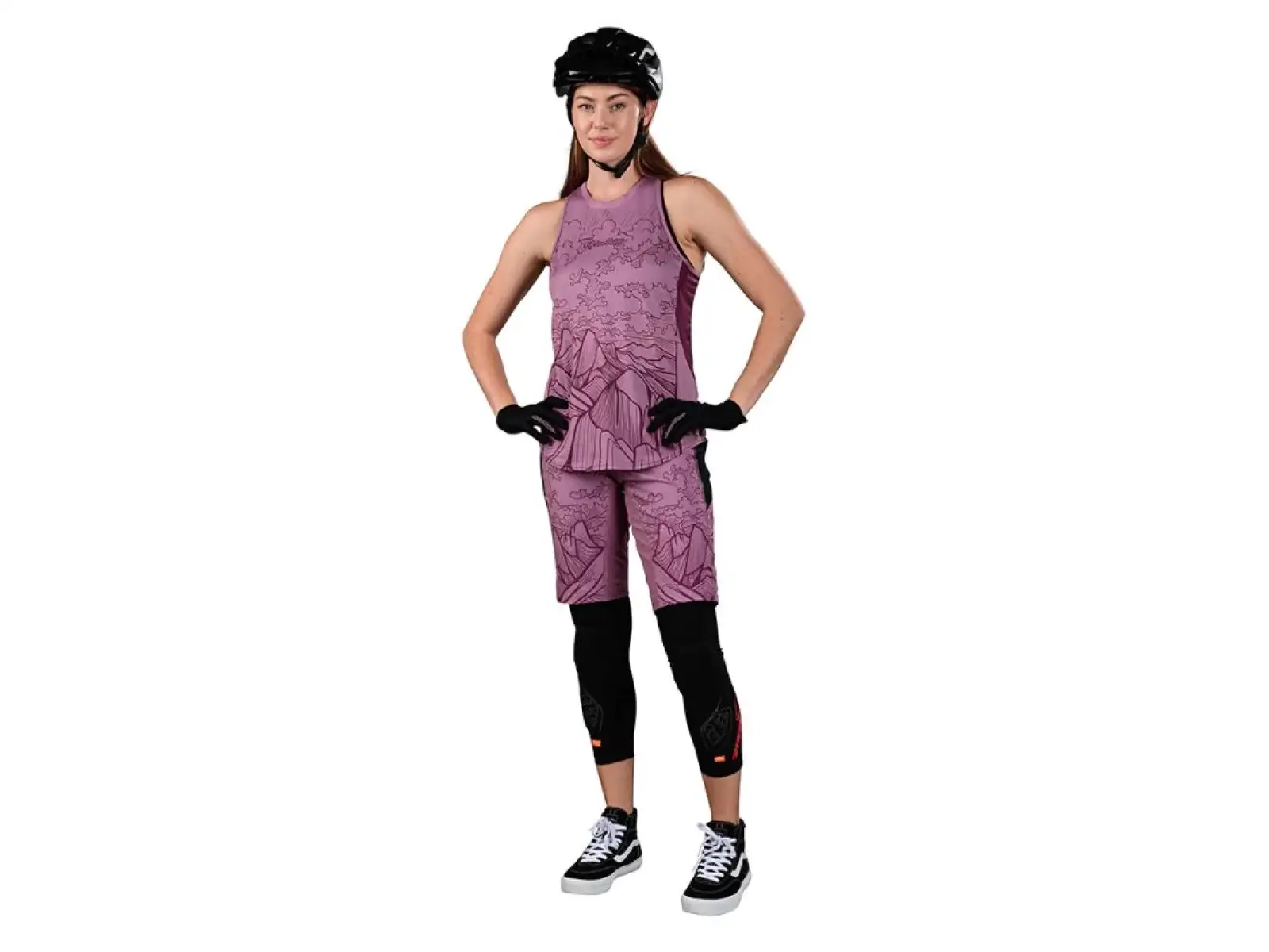 Troy Lee Designs Luxe Micayla Damen Tank Top Gatto Rosewood