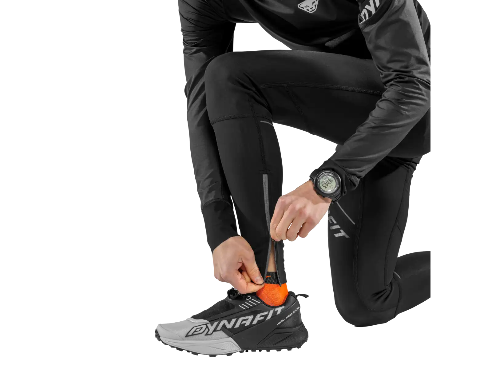 Dynafit Winter Running Tights Herren Laufleggings Black Out