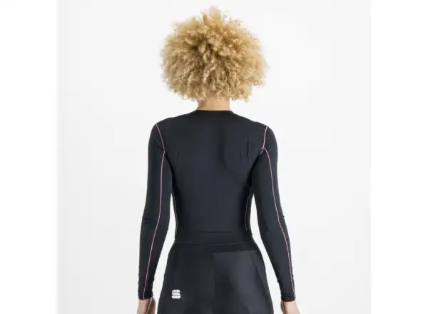 Sportful Damen Langarm-Unterhemd Schwarz