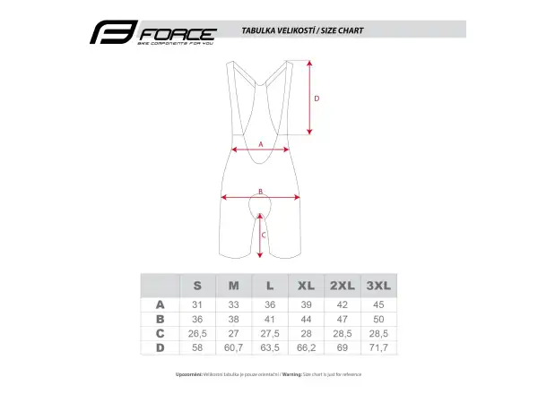 Force Action Shorts mit Helm und schwarzer Einlage.