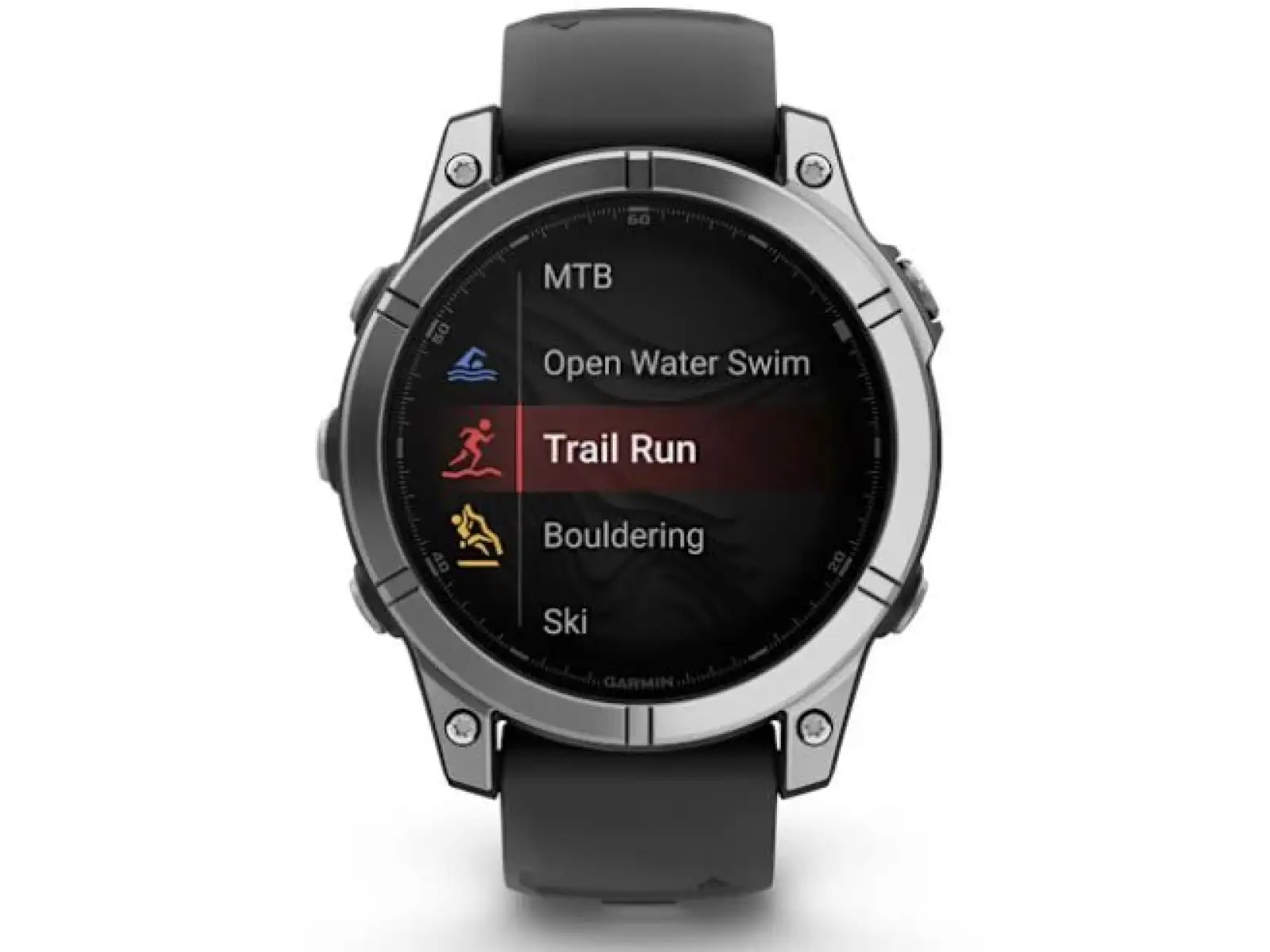 Garmin fenix E - 47 mm AMOLED Smartwatch aus Edelstahl