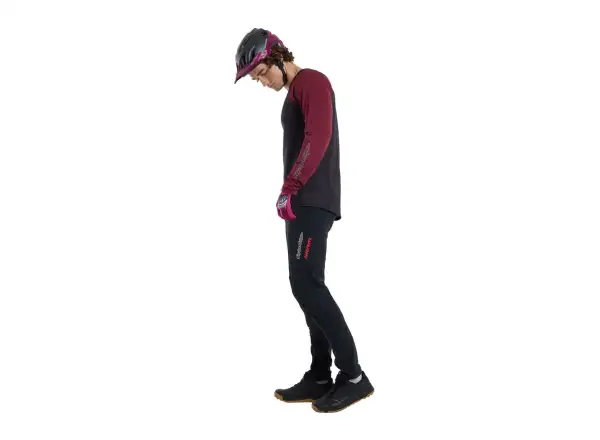 Troy Lee Designs x SRAM Skyline Herren-Trikot langarm Radioscape Black/Berry
