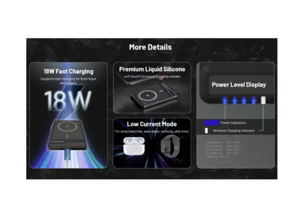 Nitecore NW5000 Powerbank mit drahtlosem Laden